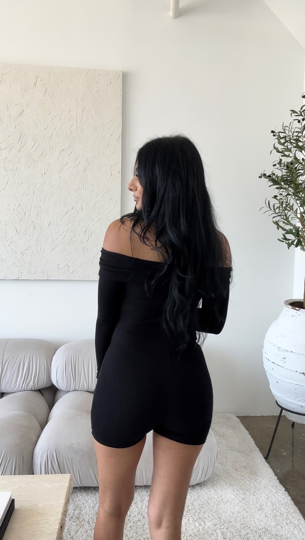 FALLing for you romper- Black