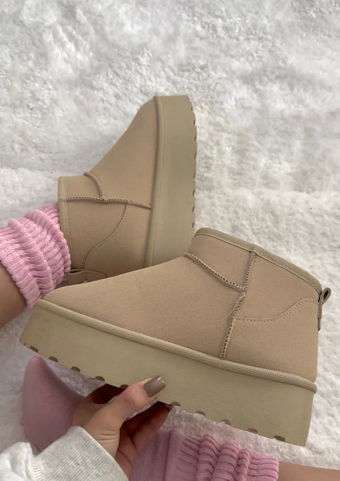 Cozy Platform Booties