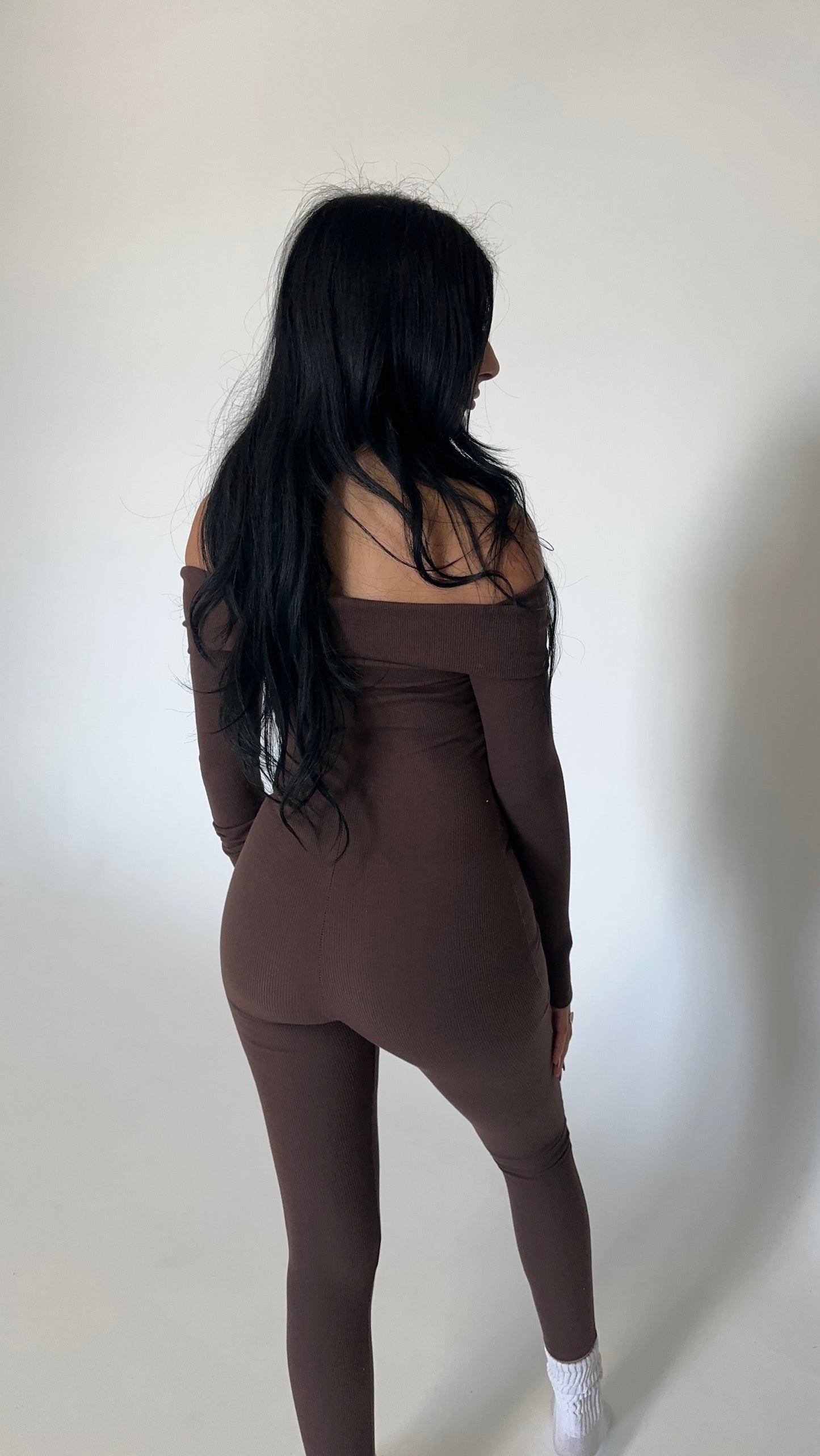 Serena Jumpsuit- Chocolate