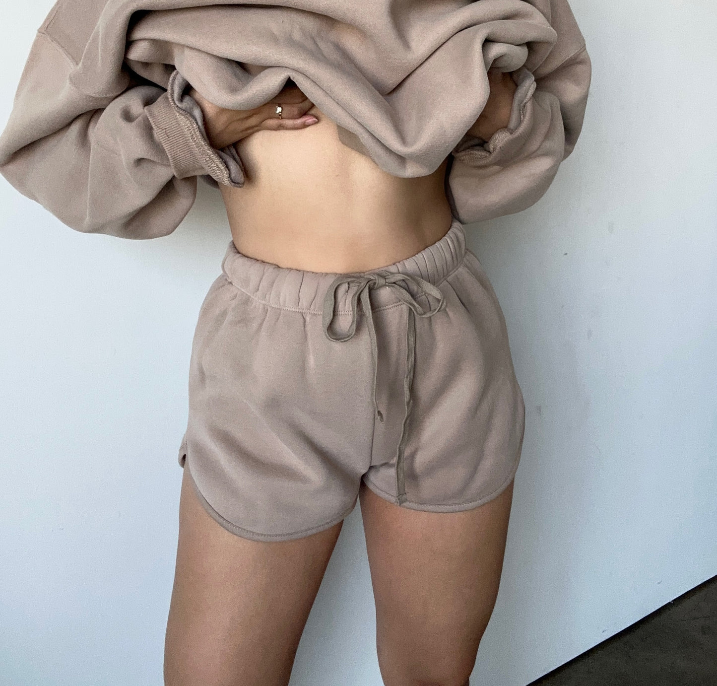 Honey Crew Shorts- Cafecito
