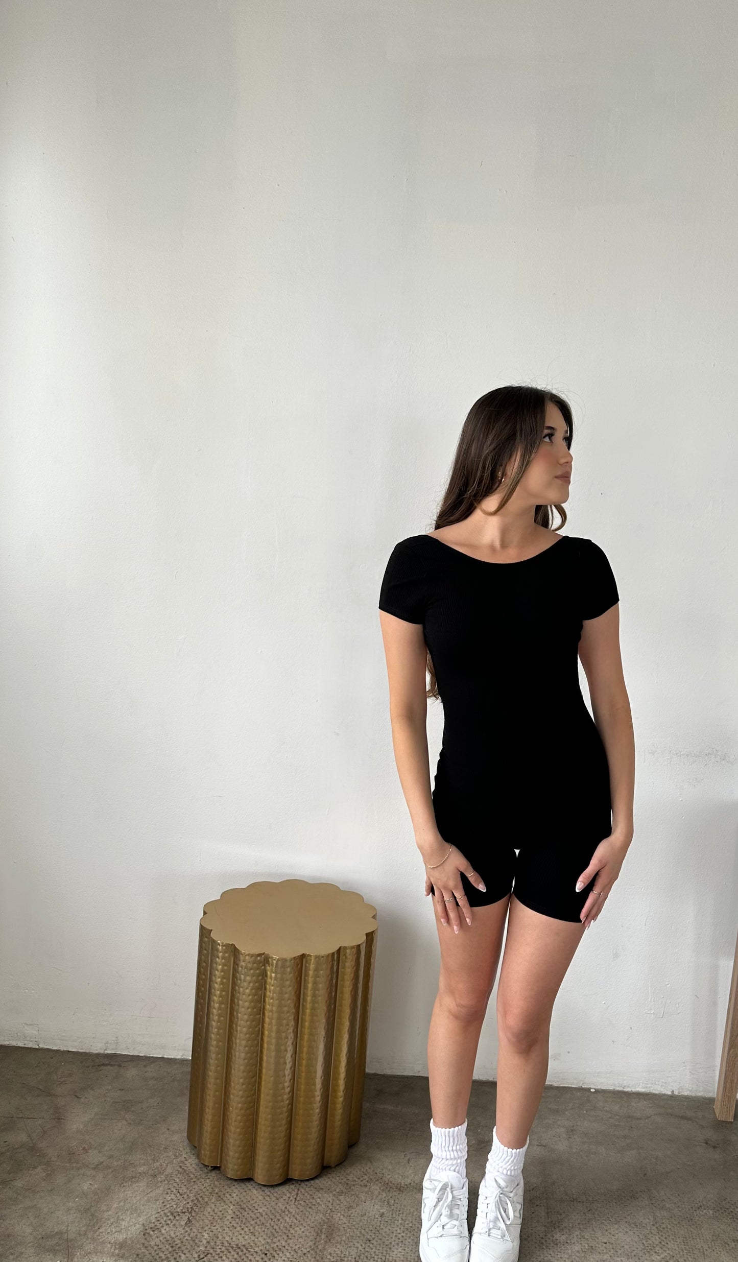 Spring is here Romper Black