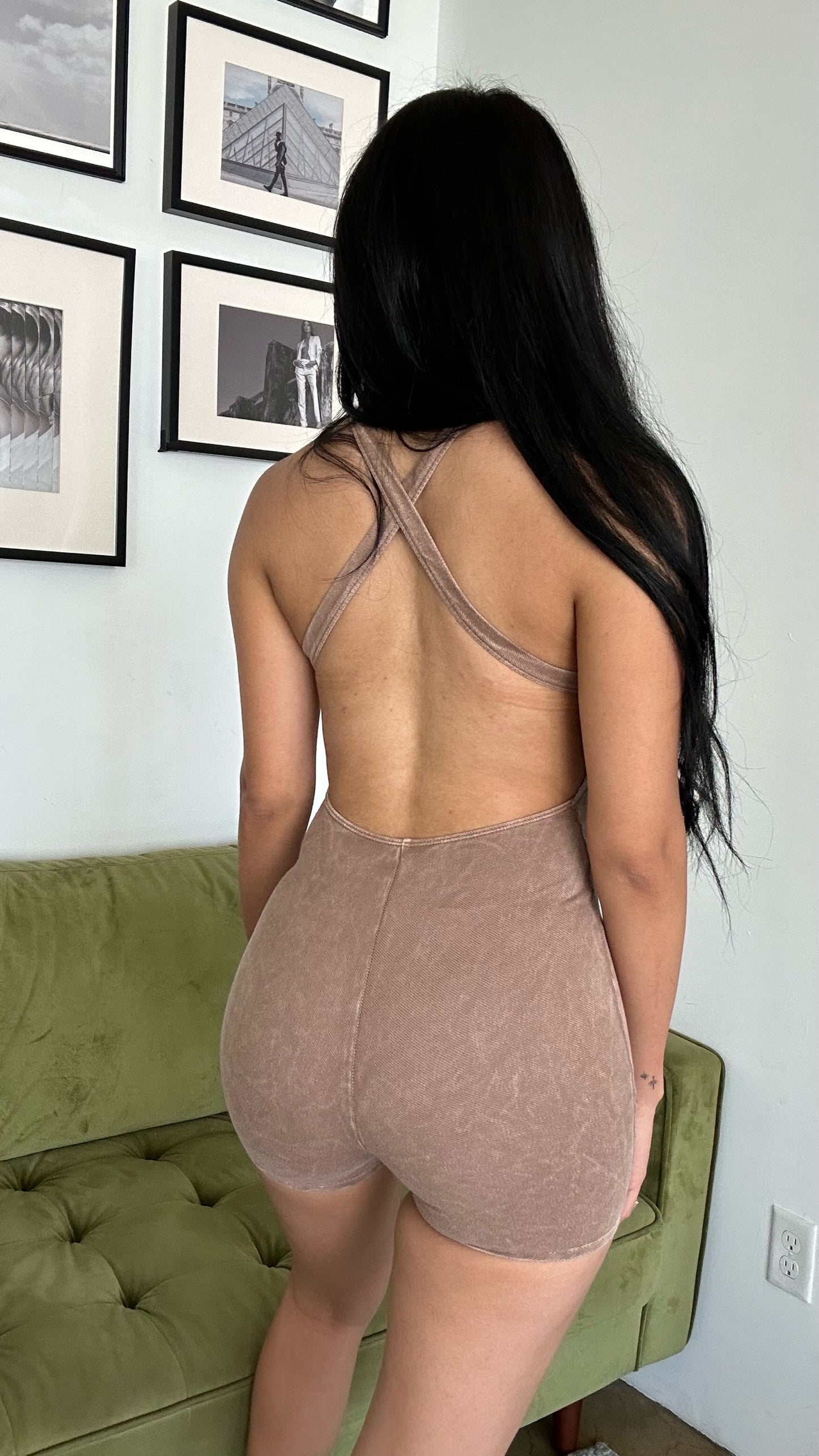 Tulum Romper - Carob