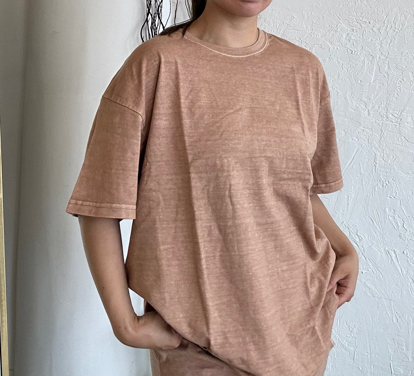 Lounge set tee - clay