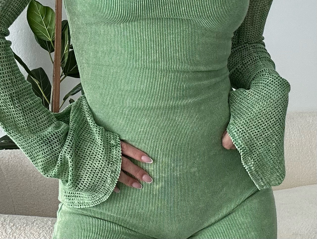 Serenity 2 pc Romper Jade