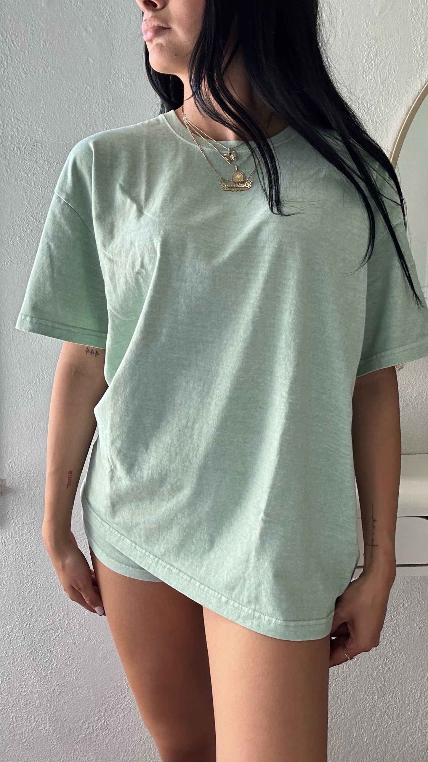 Lounge set tee - mint
