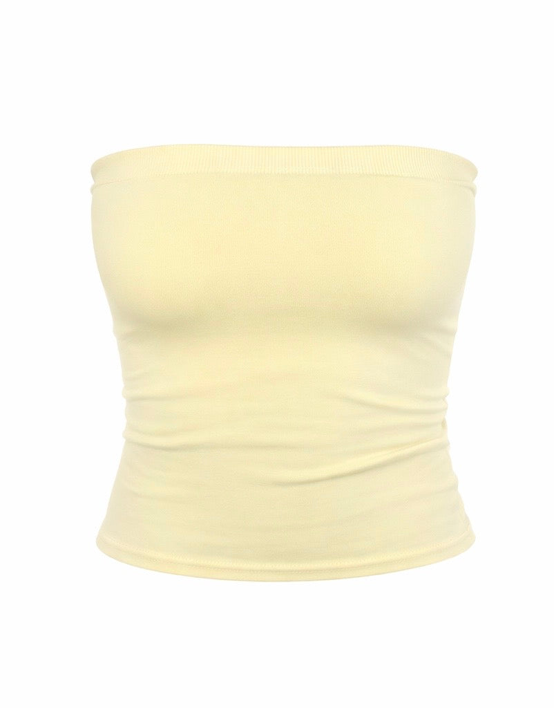 Emma Tube Top - Baby Yellow