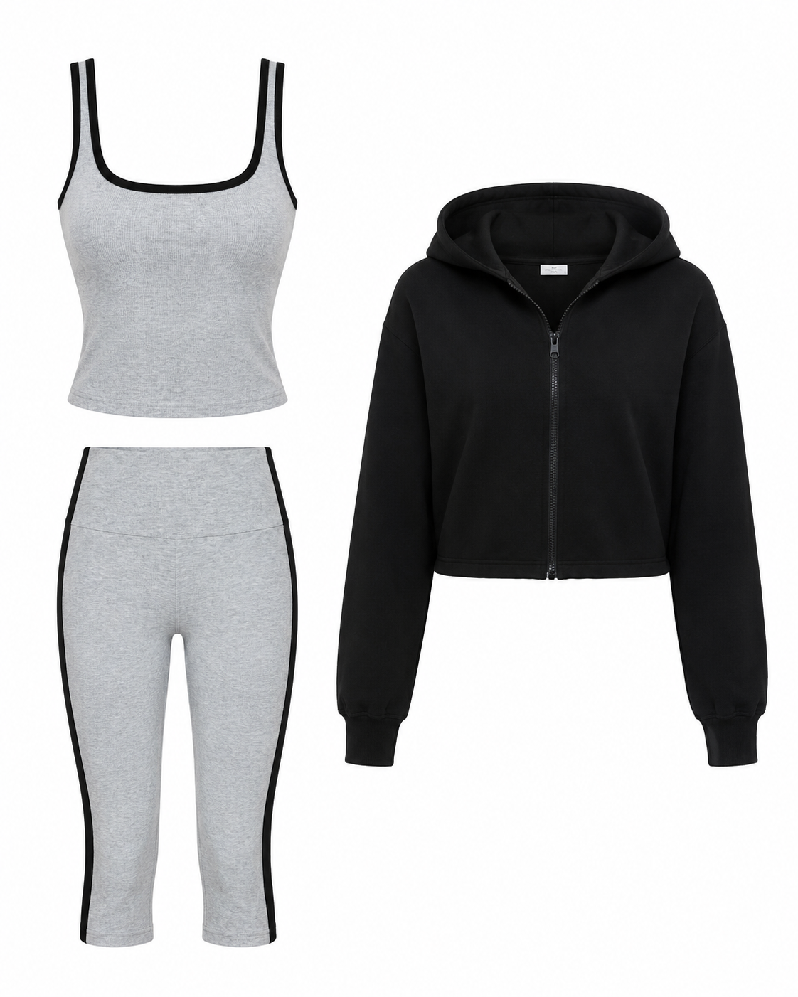 3 Piece Capri Set