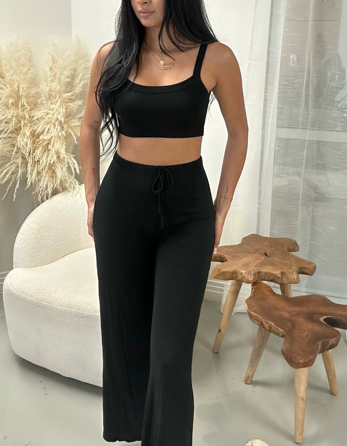 Seamless Lounge set - Black