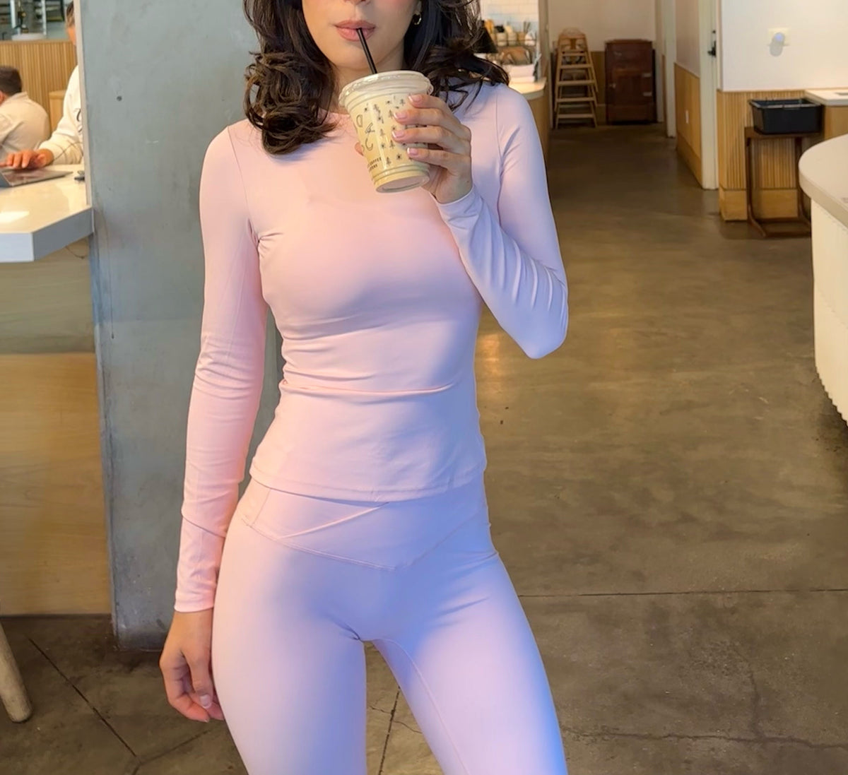 Form Active Long Sleeve- Baby Pink