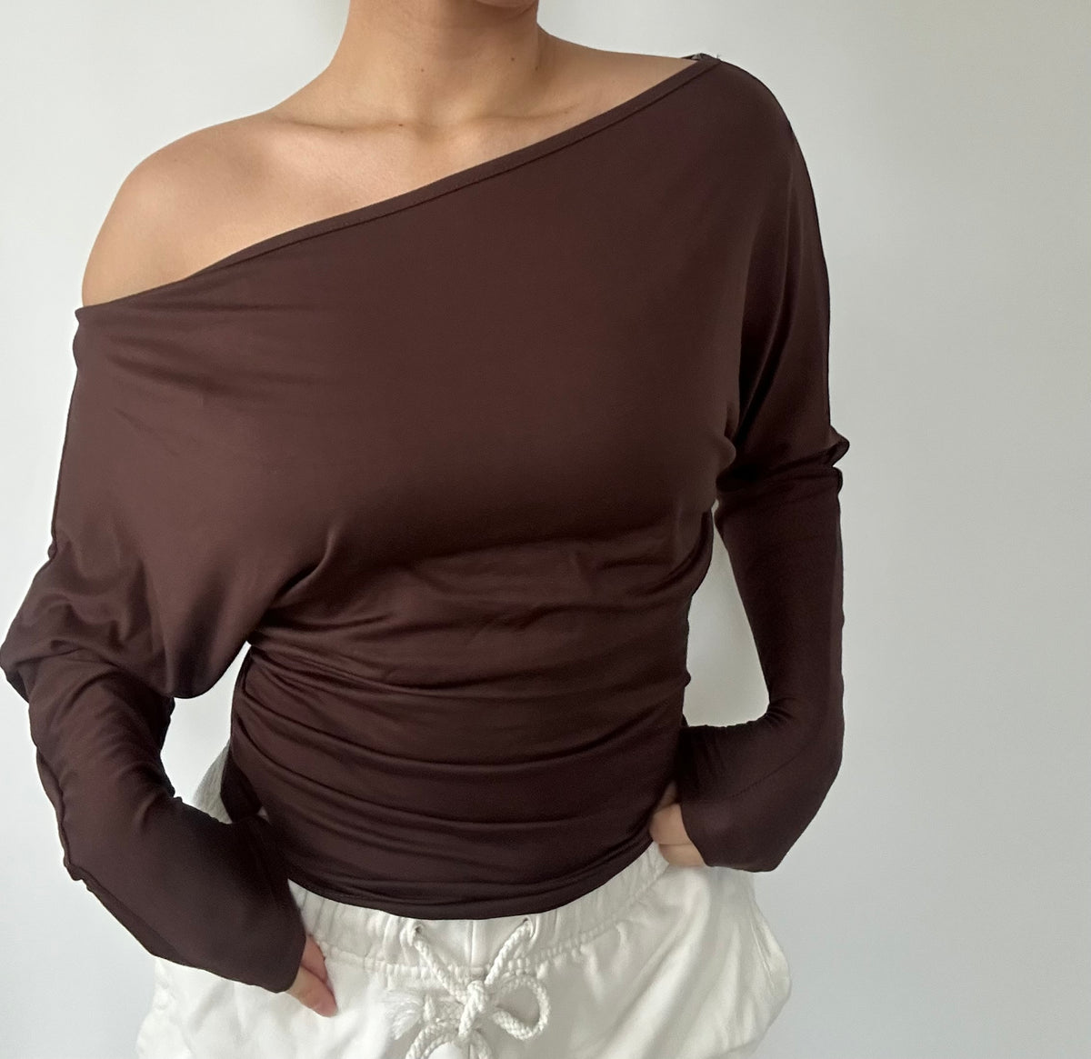Nina Long Sleeve- Chocolate