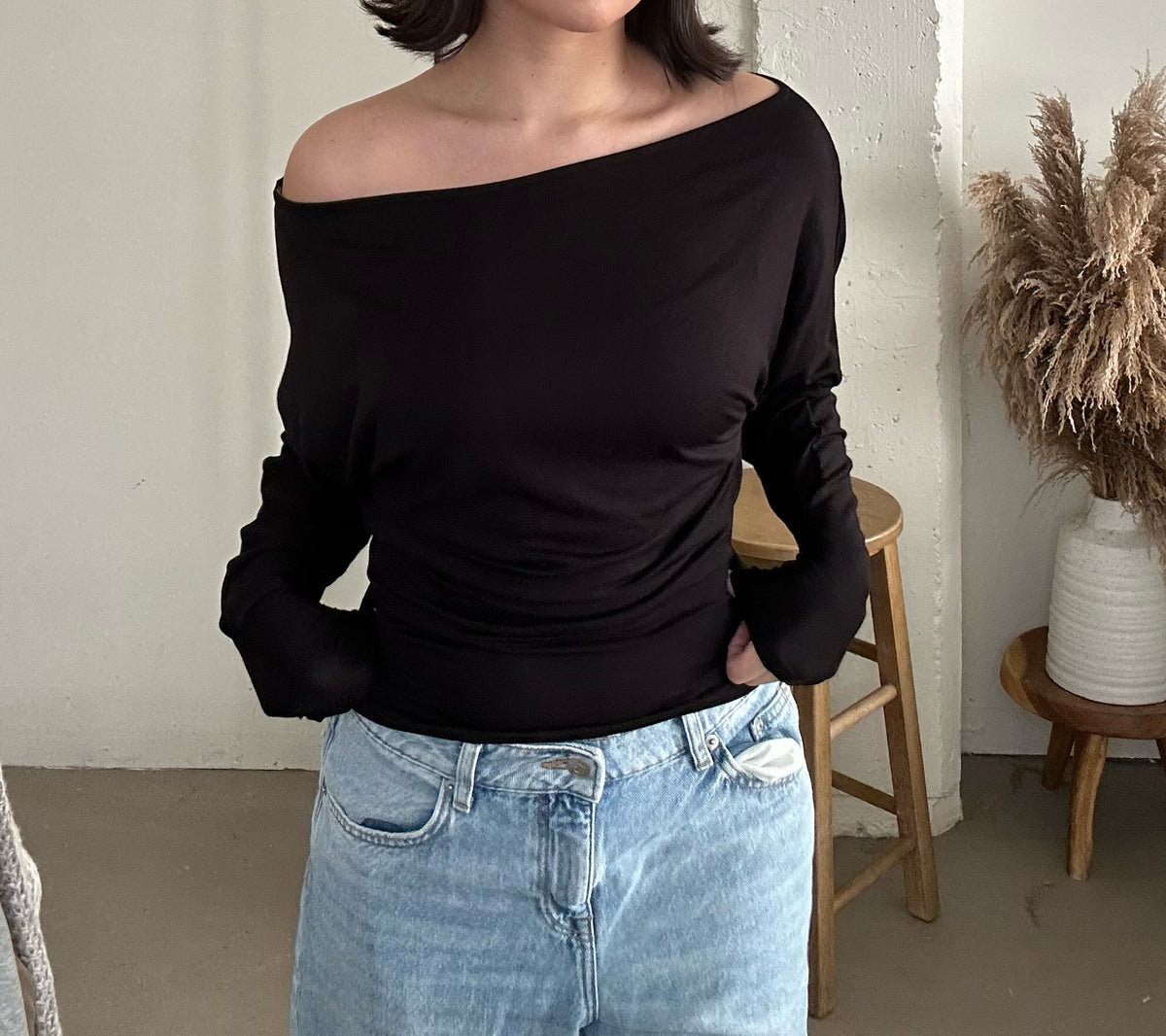 Nina Long Sleeve- Black