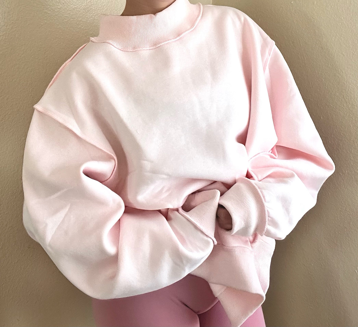 Mock Neck /Pink
