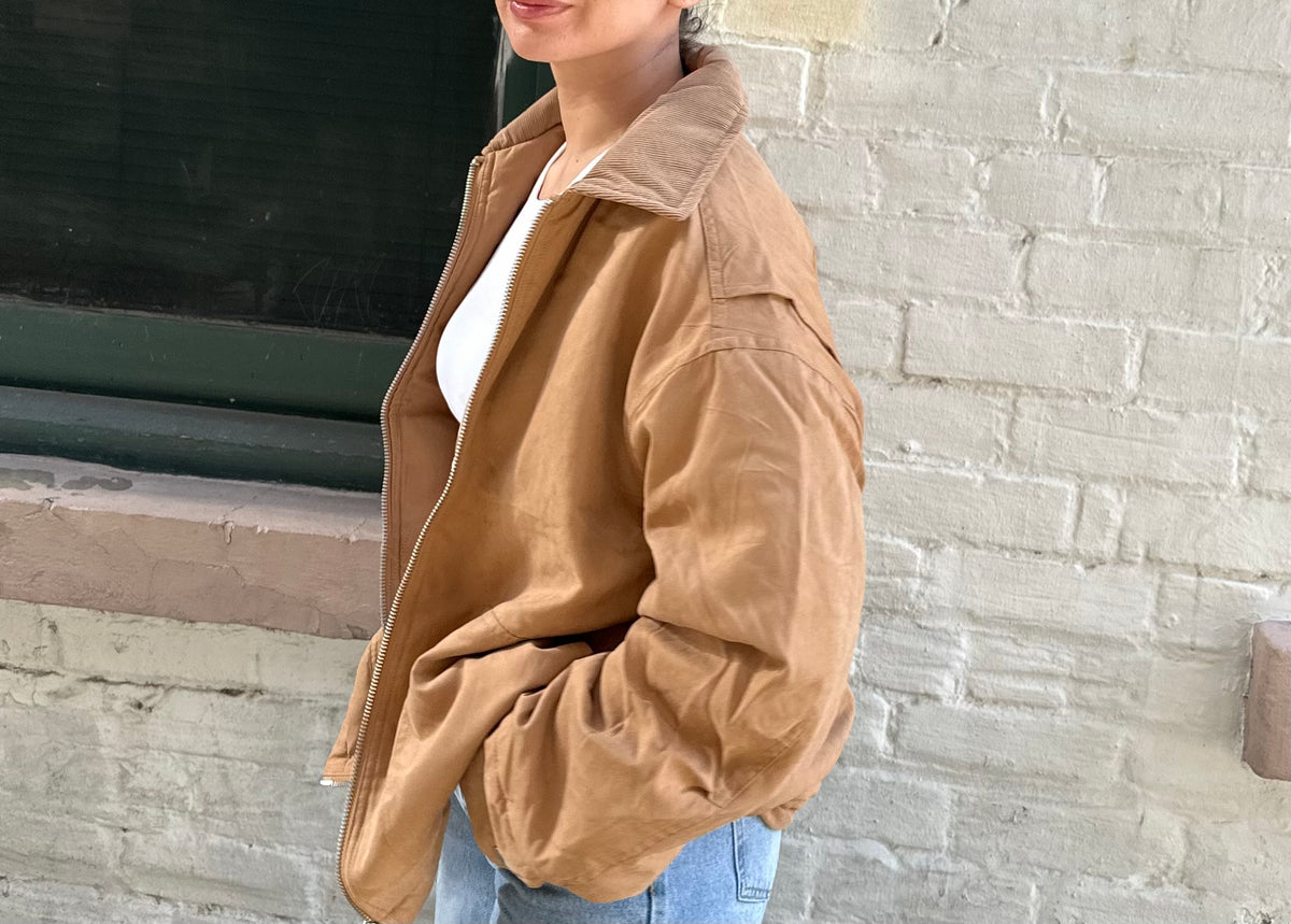 Cathy Barn Jacket- Camel