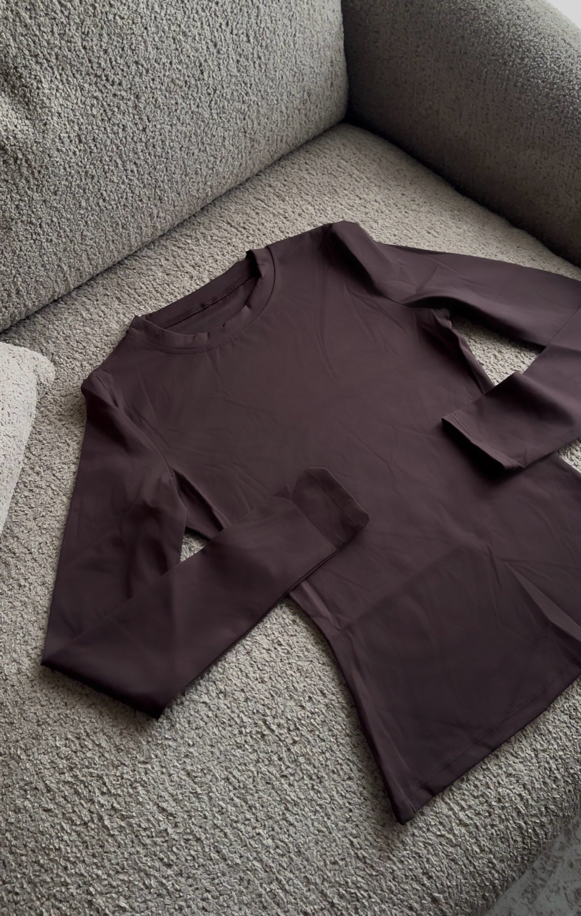 Form Active Long Sleeve- Choc