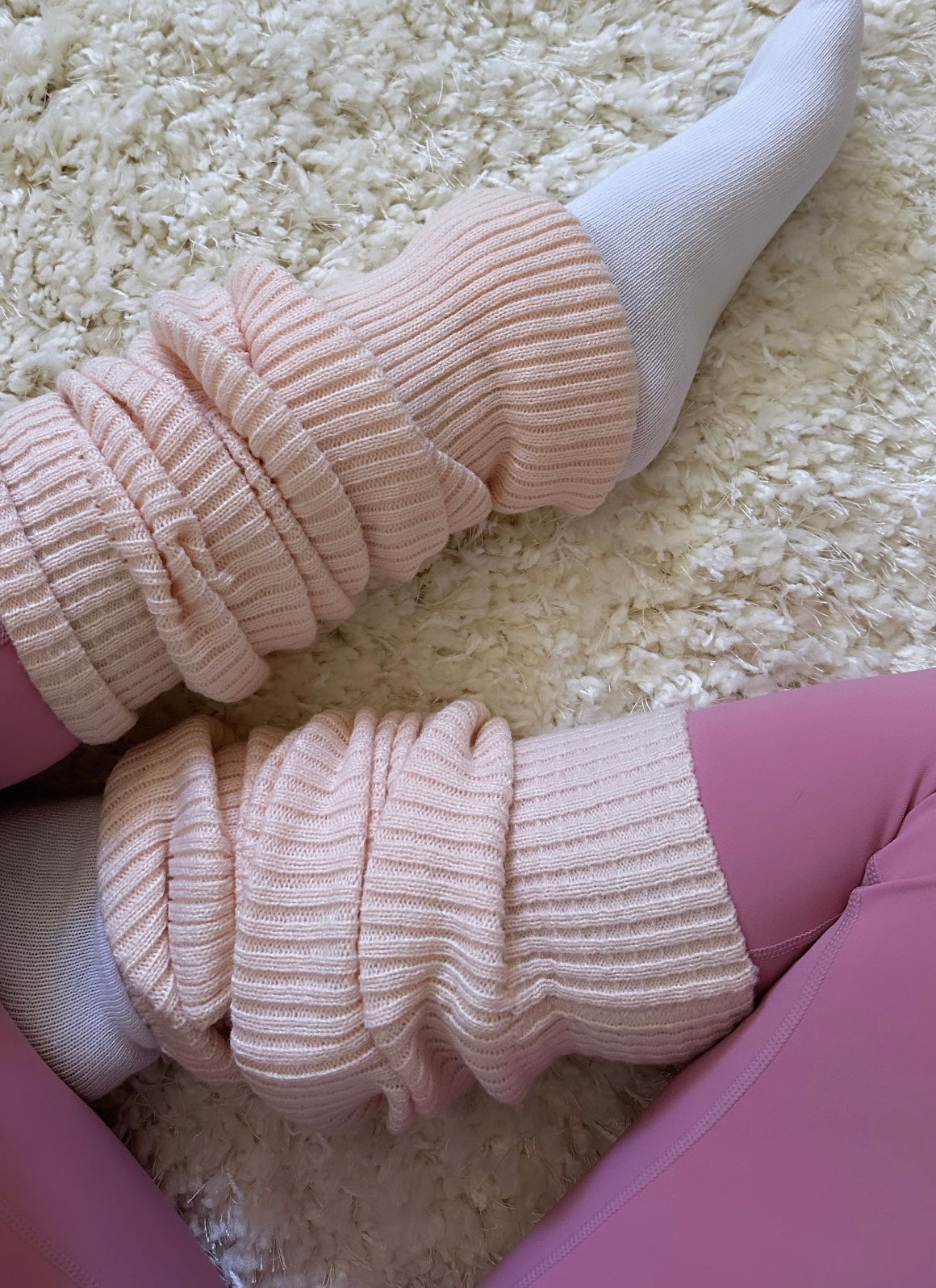 Comfy Leg Warmers- Pink