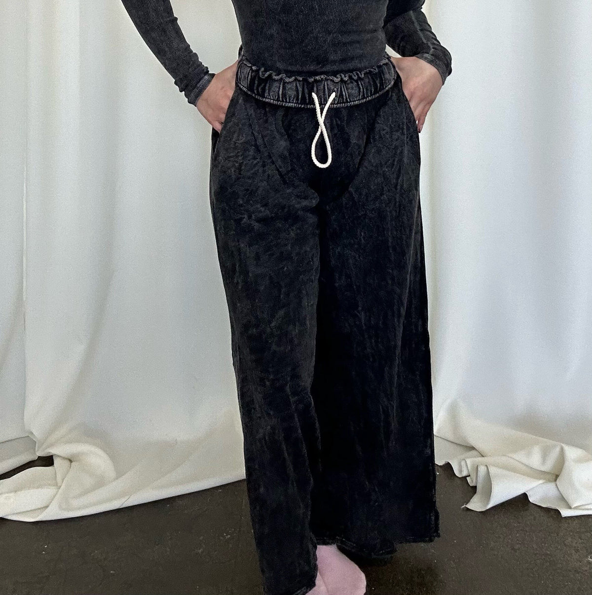 (Petite) Cozy girl Sweatpants- Dove