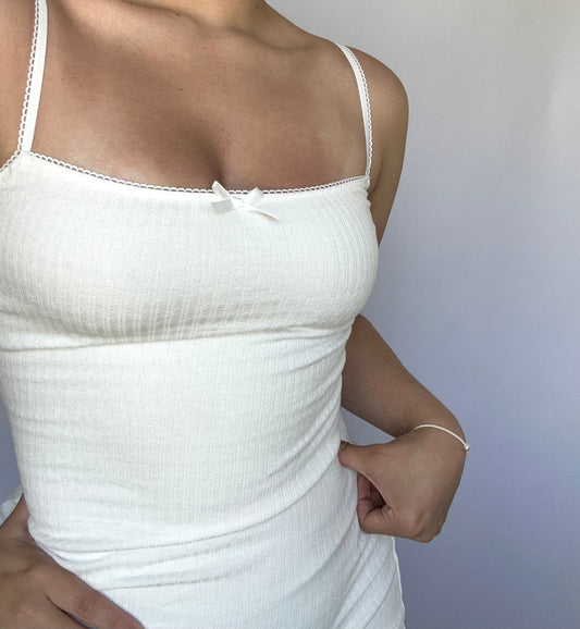 Babydoll Dress- White