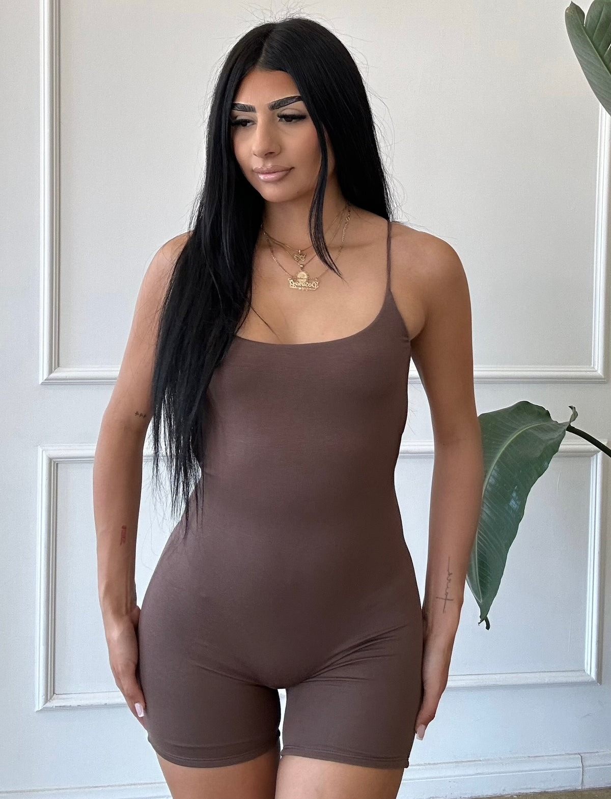 Kenzie Romper - Chocolate